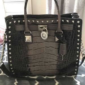 Michael Kors Large Hamilton Studded Tote